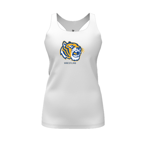 [FT0TRBWH-FYS-LOGO2] Decker Racerback Tank Top (Female Youth S, White, Logo 2)