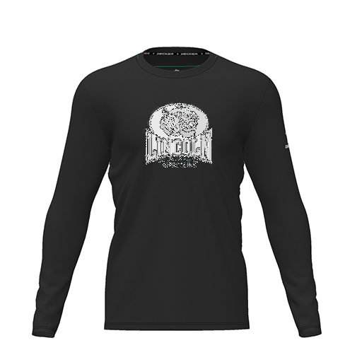 [CUS-DRIF-TEES-PER-CNK-LSL-BLK-YXS-LOGO3] Dri Fit Performance T-Shirt (Youth XS, Black, Logo 3, Long Sleeve)