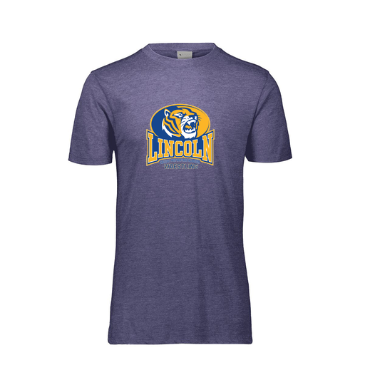 [FTSCUBRY-AS-LOGO3] Decker Men's Tri-Blend T-Shirt - Short Sleeve (Adult S, Royal, Logo 3)