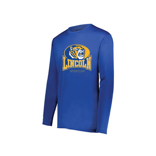 [222822.060.XS-LOGO3] Men's LS Smooth Sport Shirt (Adult XS, Royal, Logo 3)