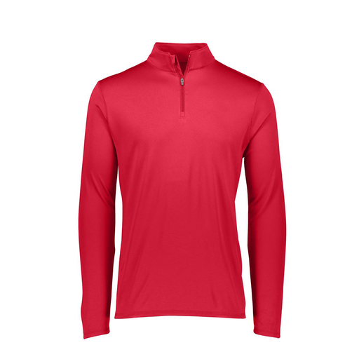 [FTLQFLRD-FAXS-LOGO5] Decker Women's Flex-Lite 1/4 Zip Shirt (Female Adult XS, Red, Logo 5)