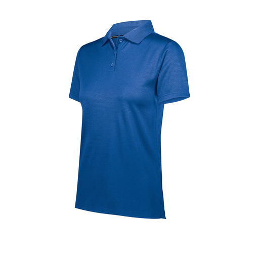 [222768.060.XS-LOGO5] Ladies Prism Polo (Female Adult XS, Royal, Logo 5)