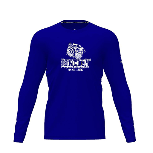 [CUS-DRIF-TEES-PER-CNK-LSL-RYL-YXS-LOGO1] Dri Fit Performance T-Shirt (Youth XS, Royal, Logo 1, Long Sleeve)