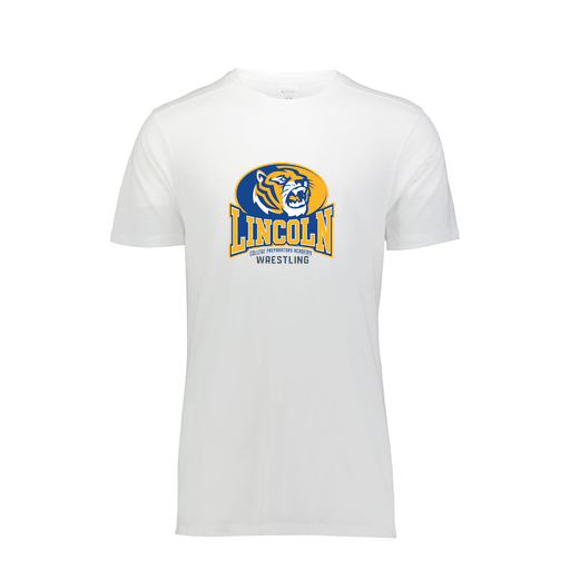 [FTSCUBWH-YS-LOGO3] Decker Youth Tri-Blend T-Shirt - Short Sleeve (Youth S, White, Logo 3)