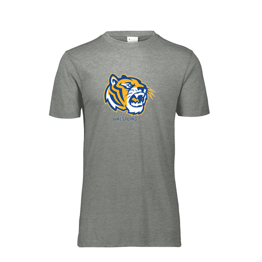 [FTSCUBGY-YS-LOGO2] Decker Youth Tri-Blend T-Shirt - Short Sleeve (Youth S, Gray, Logo 2)