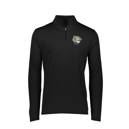 [FTLQFLBK-FAXS-LOGO2] Ladies Flex-Lite 1/4 Zip Shirt (Female Adult XS, Black, Logo 2)