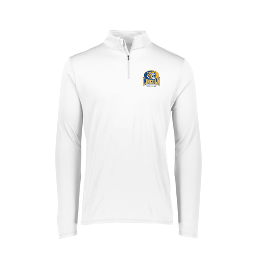 [FTLQFLWH-FAXS-LOGO3] Ladies Flex-Lite 1/4 Zip Shirt (Female Adult XS, White, Logo 3)