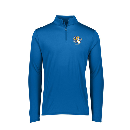 [2787.060.XS-LOGO2] Ladies Dri Fit 1/4 Zip Shirt (Female Adult XS, Royal, Logo 2)