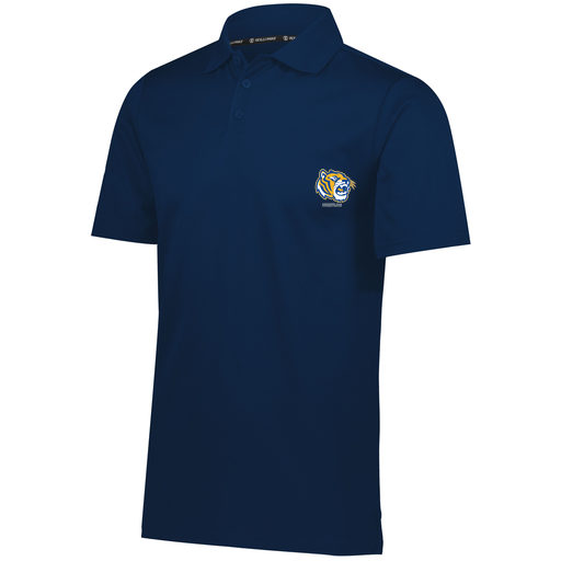 [222568.065.S-LOGO2] Men's Prism Polo (Adult S, Navy, Logo 2)