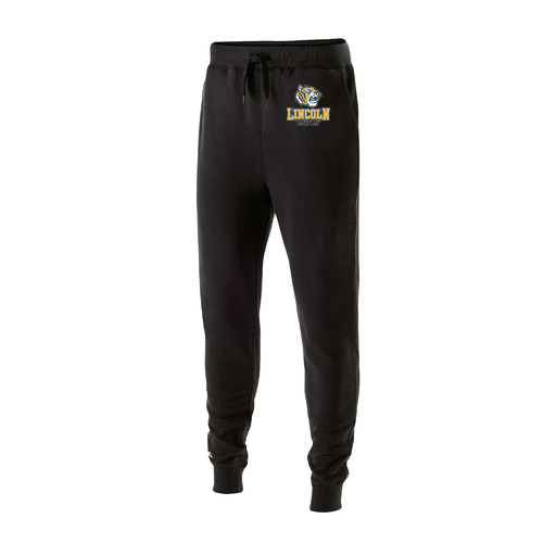 [229548.080.XS-LOGO1] Men's 60/40 Fleece Jogger (Adult XS, Black, Logo 1)