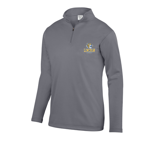 [5508.059.S-LOGO1] Youth FlexFleece 1/4 Zip (Youth S, Gray, Logo 1)